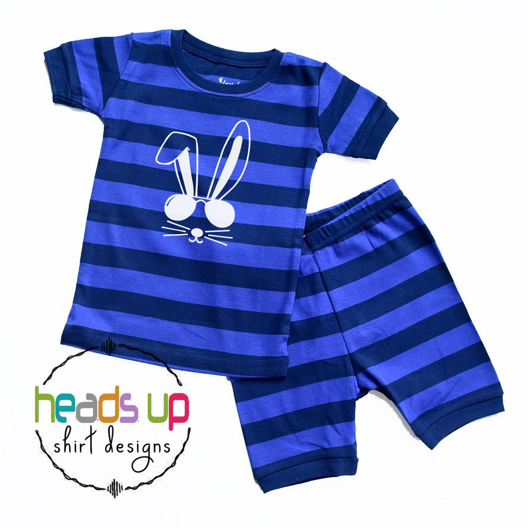 Bunny Easter Pajamas Toddler Matching Siblings Easter Pjs Boy Pajamas
