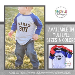 Mother&#39;s Day tshirt - Mama&#39;s Boy Raglan Tee - Baby Boy Bodysuit Mama&#39;s Boy - Toddler Boy Mama&#39;s Boy Shirt Raglan - Trendy - Baby Gift Boy