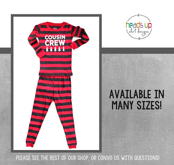 Cousin Crew Matching Christmas Pajamas Boy Cousins Girl Trendy Family Matching Pajamas Toddler Xmas Baby Pjs Cousins Gift Cute Popular Etsy UK