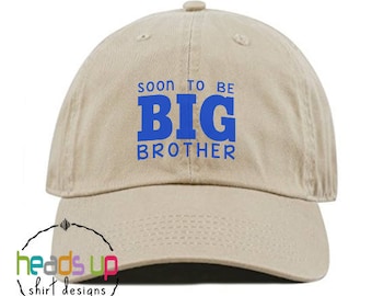 Soon to Be Big Brother Toddler Baseball Cap Kids Hat Big Brother New Sibling Announcement Big Bro Baseball Cap New Baby Sibling Gift Popular