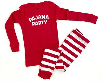 Toddler Pajama Party Matching Cousin Pajamas Siblings Kids Popular PJs Slumber Party Birthday Matching Family Pajamas Baby Sleeper Gift Bday