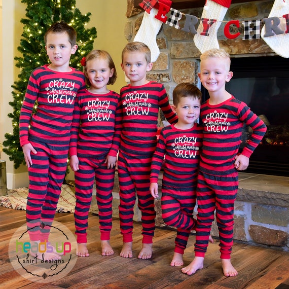 Crazy Christmas Crew Pajamas, Siblings Matching Family Pjs, Trendy Kids  Xmas Toddler Pajamas Christmas Popular Child Fun Gift Funny Trendy -   Canada