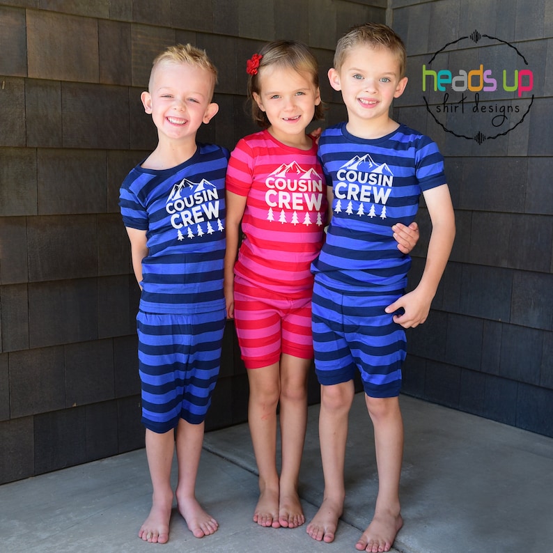 Cousin Crew Pajamas Summer Kids Matching Cousin PJs Popular Etsy