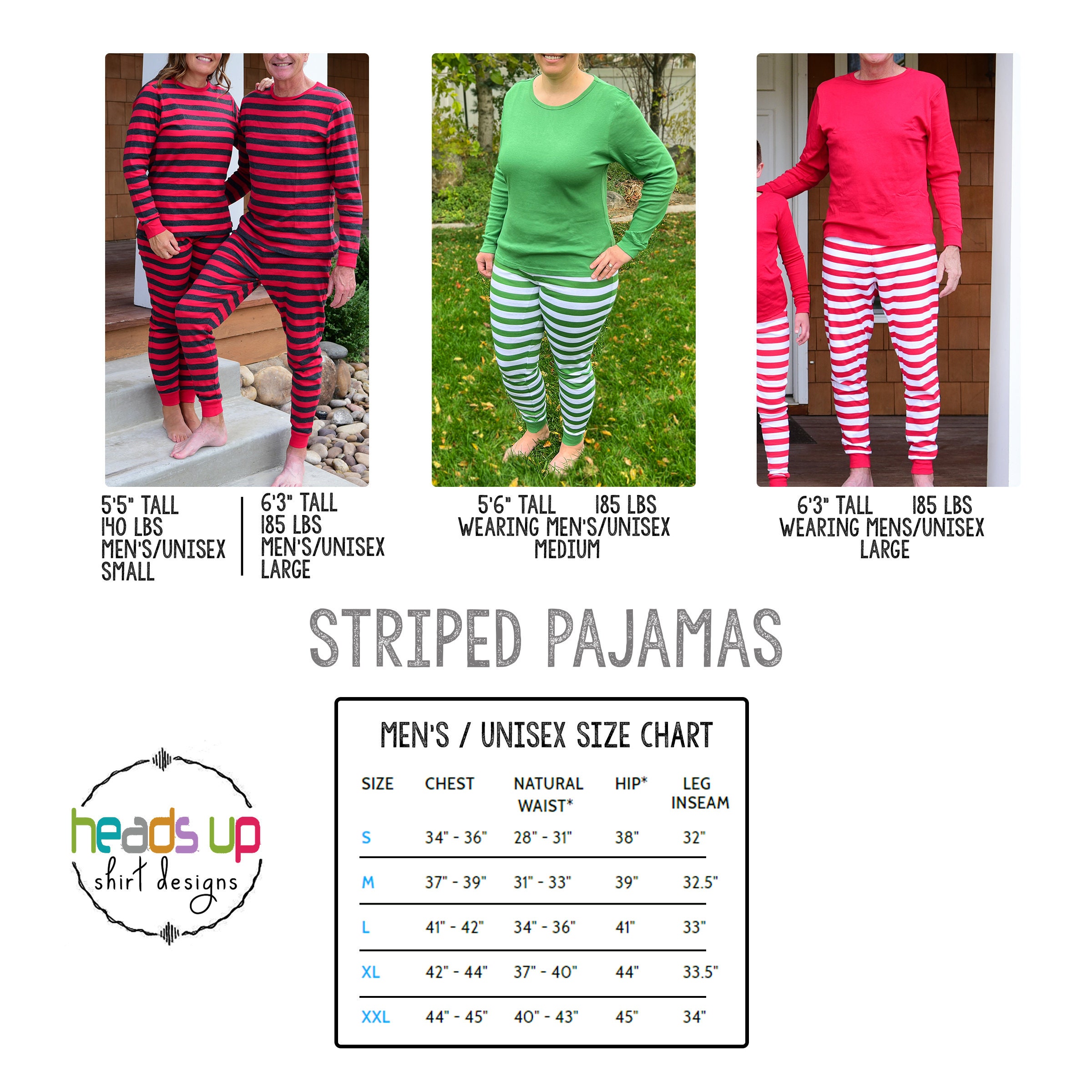 Christmas Pajamas Personalized Matching Family Pajamas Unisex Custom Name PJs Kids Pajamas Matching Siblings PJs Toddler Xmas Baby PJ Adult