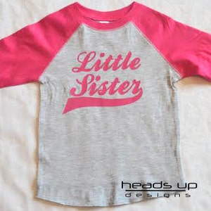 Baby Raglan Bodysuit Little Sister - Little Sister Raglan Shirt Toddler - Baseball Tee Little Sister - Raglan Little Sister tshirt - t-shirt