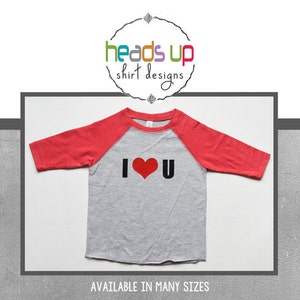 Kleinkind jungen/Mädchen Valentinstag Raglan Shirt - Baby Boy/Girl Body ich SIE Valentinstag Liebe - Kinder Valentinstag-t - trendige Valentine T-Shirt