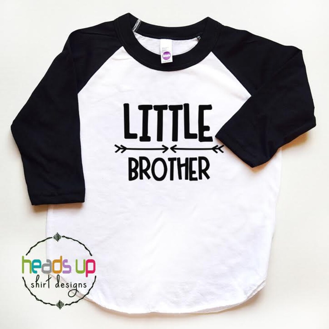 Little Brother Shirt Raglan Baby Boy Little Brother Bodysuit Etsy
