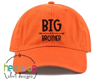 Big Brother Baseball Hat Toddler Boy Kids Baseball Cap Big Brother New Sibling Hat Big Bro New Baby Announcement Trendy Gift New Baby Shower