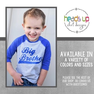 Big Brother Raglan Tee Toddler - Toddler Boy Big Brother Raglan tshirt - Big Brother t-shirt Baby Boy - Raglan t shirt Toddler Boy - t shirt