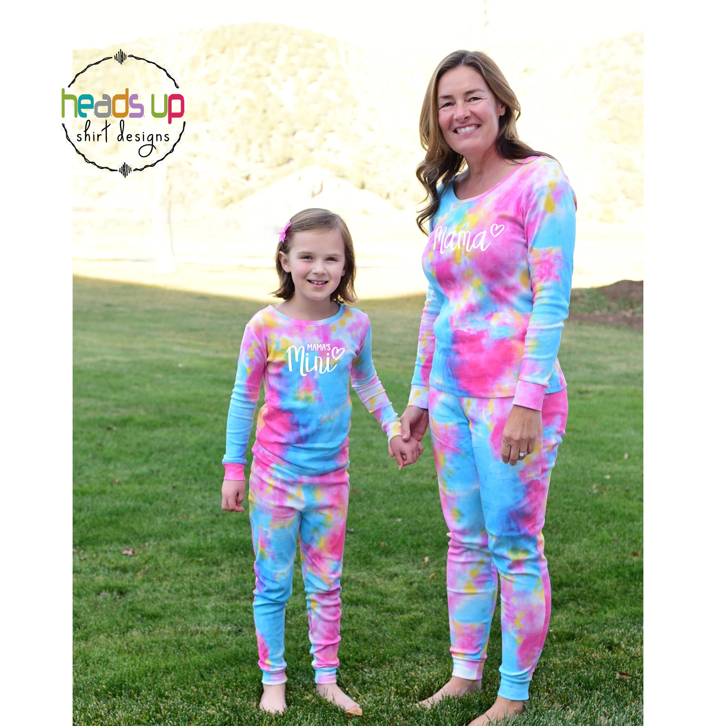 Tie Dye Kids Pjs Etsy Canada