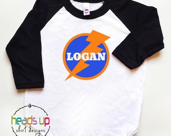 Superhero Shirt Boy/Girl - Toddler Superhero Raglan tshirt - Superhero Costume Personalized - Custom Name Tee - Baby Shirt Super Hero Trendy