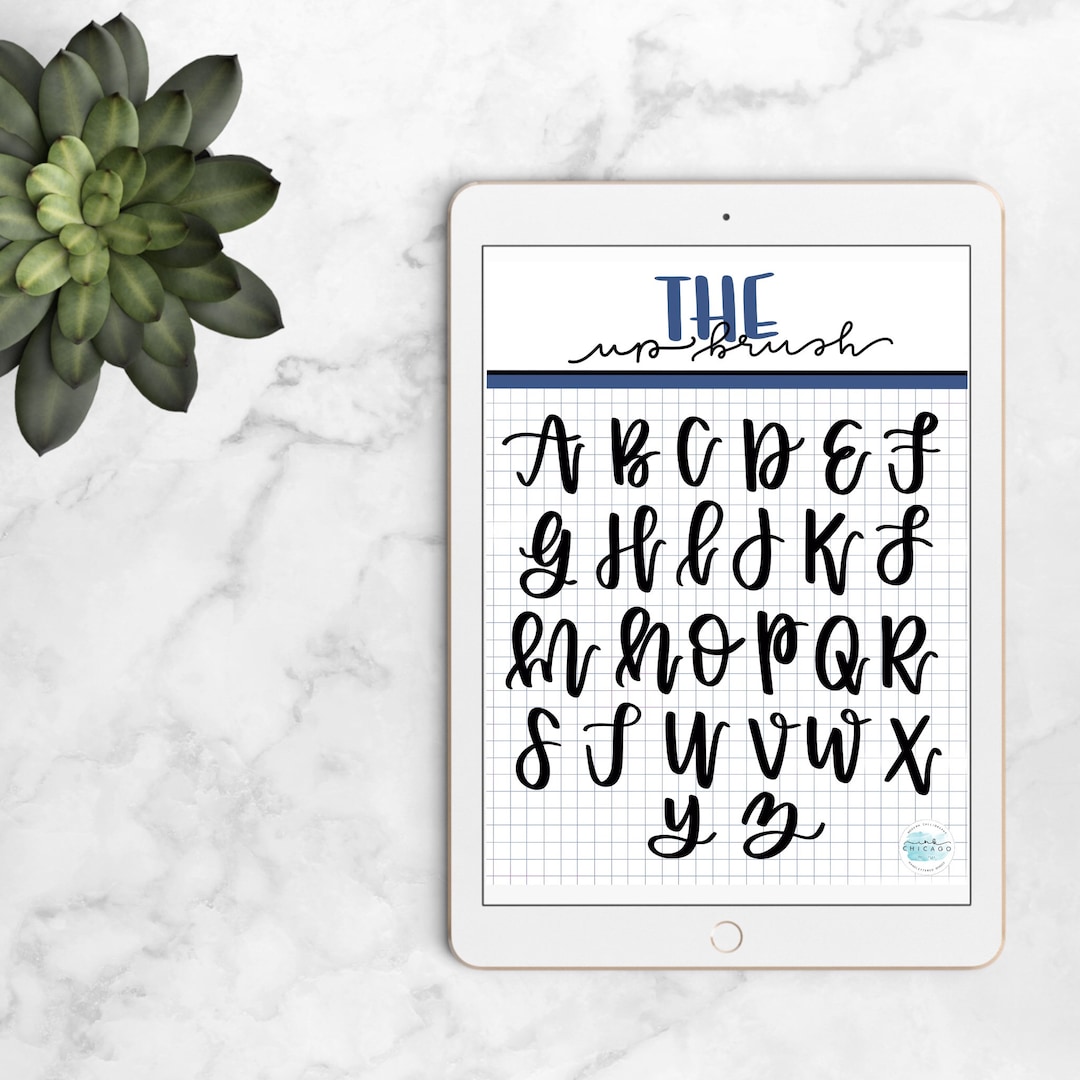 Handlettering Practice Sheets - Etsy