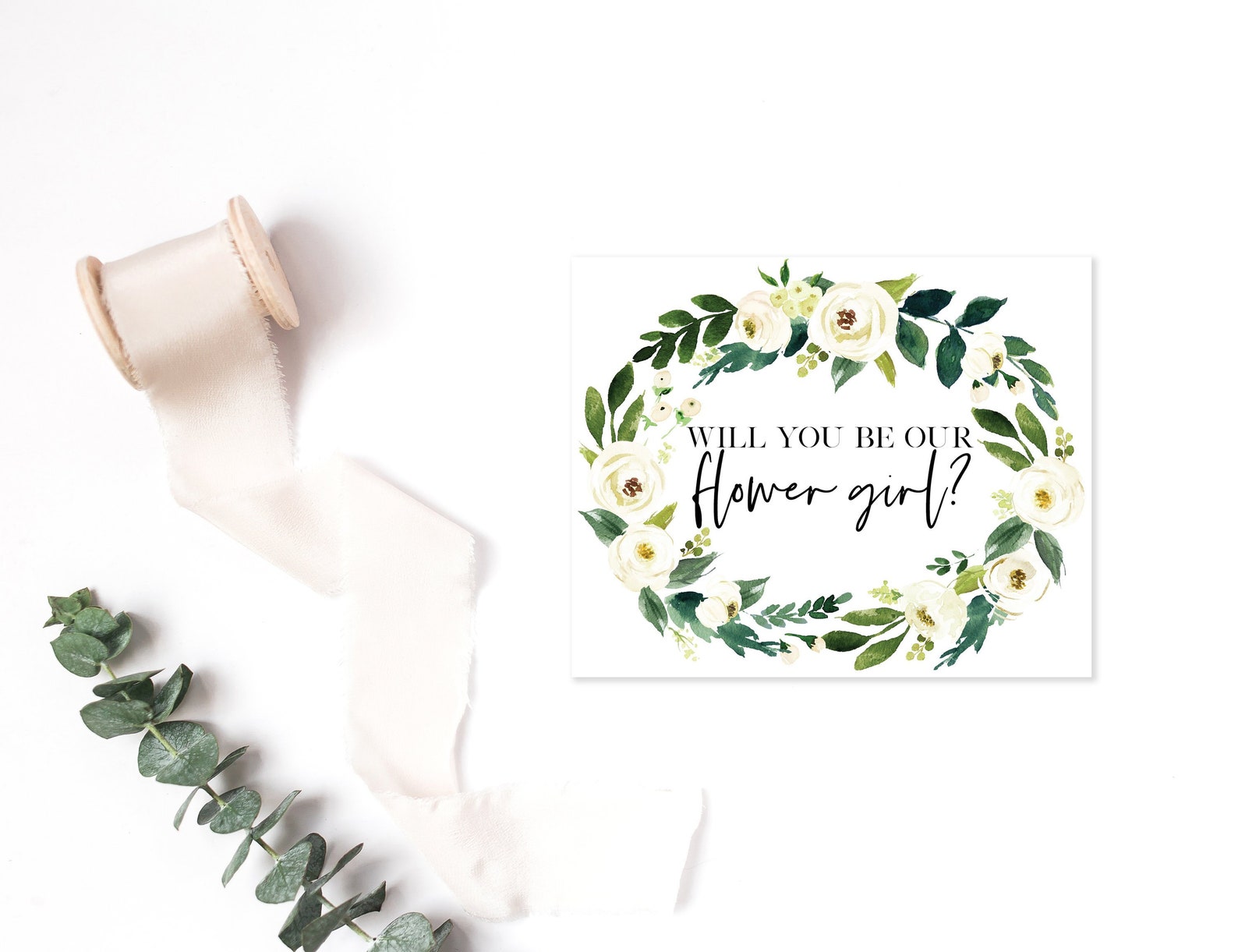 Will You Be Our Flower Girl Printable Flower Girl Proposal | Etsy