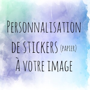 Customizing a design to your image (stickers)