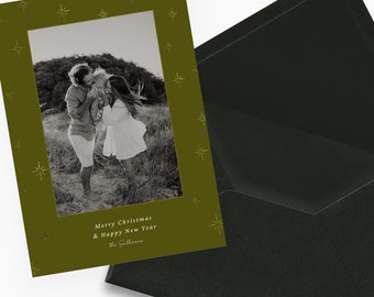 Canva Christmas Card with Photo Template Printable Xmas Card Photo Holiday Card Editable New Years Card Download with Pictures CXMAS095