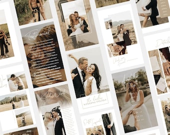 Siena | Canva-fotograaf Instagramverhalenbundel Verhaalsjabloon Instagram-sjabloon Verhaalsjabloon bruiloftsfotografie PG004