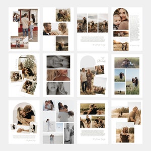 Canva kerstkaart met fotosjabloon Afdrukbare kerstkaart Foto kerstkaart Bewerkbare nieuwjaarskaart downloaden met afbeeldingen CXMAS052 afbeelding 9