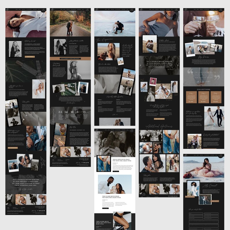 Willa | SHOWIT Website Template Fotograf Website Template Fotografie Website Showit Website Template für Fotografen Portfolio PG007 Bild 2