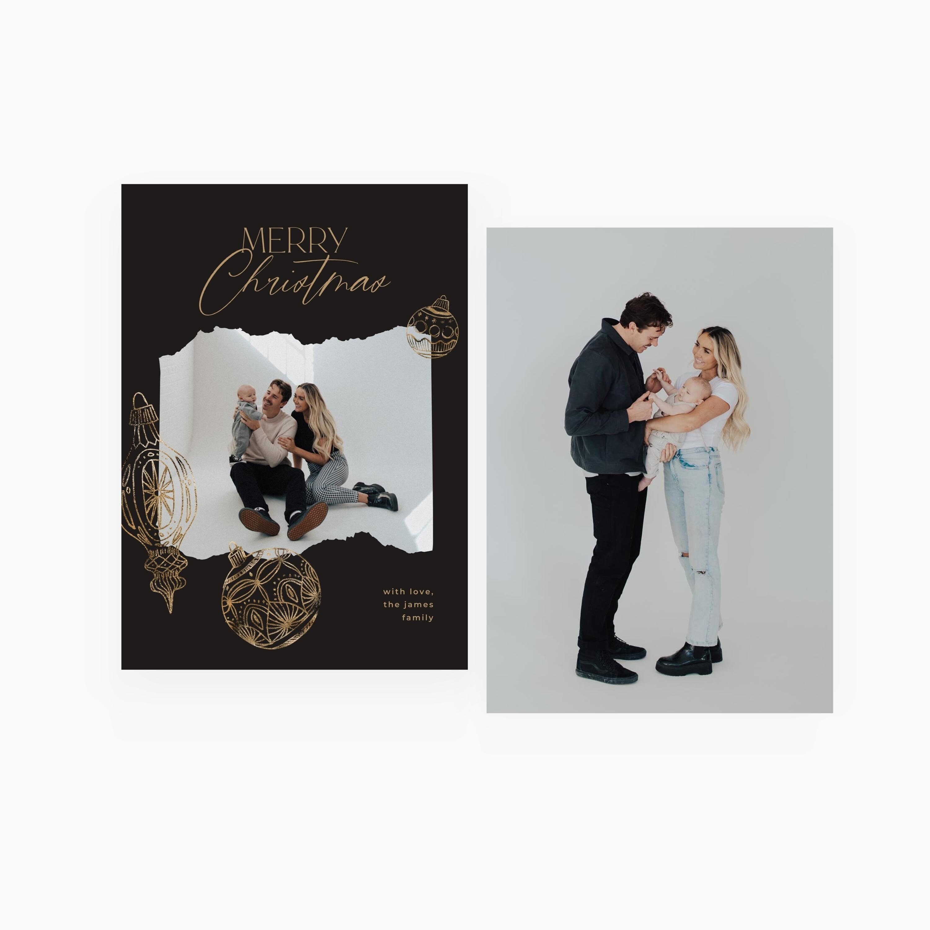 Canva Christmas Card with Photo Template Printable Xmas Card Photo Holiday Card Editable New Years Card Download with Pictures CXMAS059
