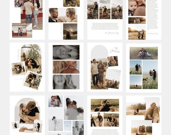May include: A collage of photos featuring a family in various settings. The photos are arranged in a grid pattern with a white background. The photos show the family in a variety of poses, including smiling, laughing, and hugging. The photos are all in color and are of high quality.