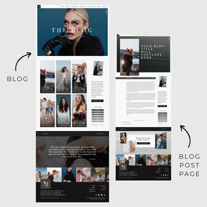 May include: A website screenshot showing a blog post with a black and white photo of a couple in the background. The text "The day could not have gone any smoother and that was in large part thanks to Nora and her expertise. She is the best in the business and we will forever cherish the memories she captured that day." is displayed in a white box on a black background.