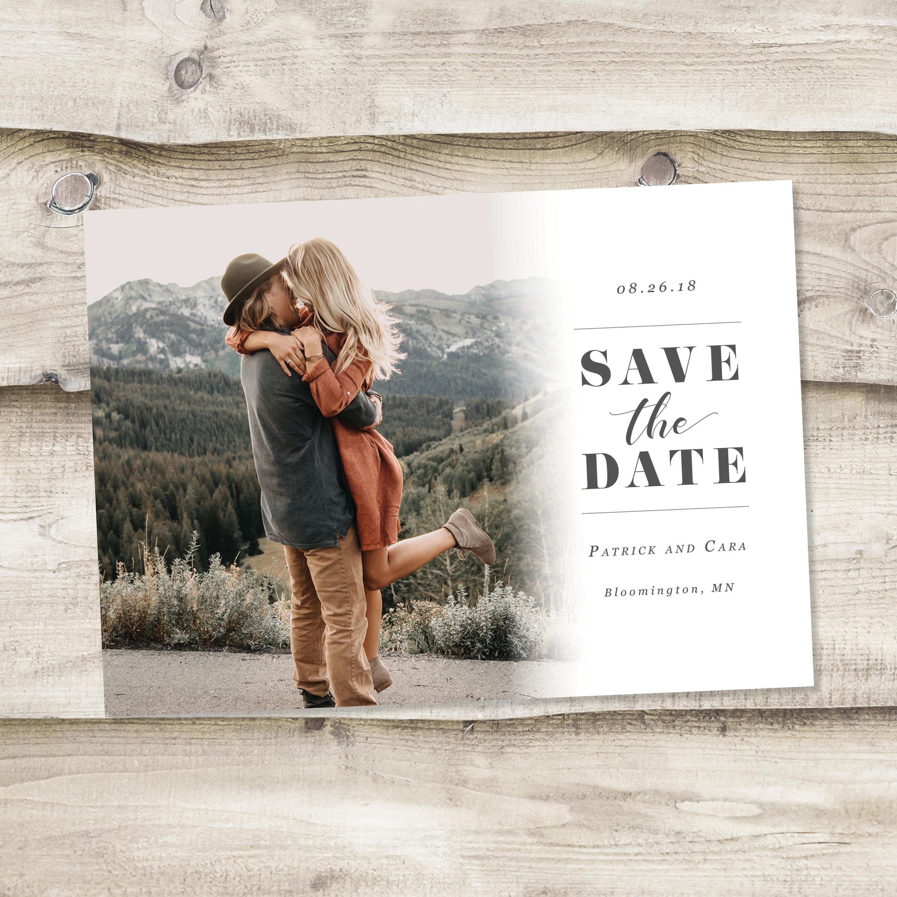 save the date photo cards online