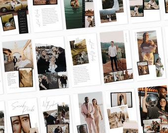 Willa | Canva Photographer Instagram Stories Bundle Story Template Instagram Template Wedding Photography Story Template PG007