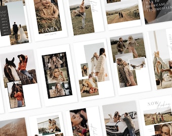 Olivia | Canva Photographer Instagram Stories Bundle Story Template Instagram Template Wedding Photography Story Template PG008