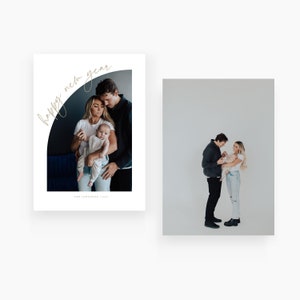 Cartão de Natal Canva com modelo de foto Cartão de Natal para impressão Cartão de Natal com foto Cartão de Natal editável para download com fotos CXMAS010