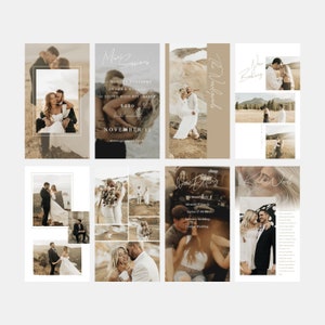 Sienna | Canva Photographer Instagram Stories Bundle Story Template Instagram Template Wedding Photography Story Template PG004 image 3