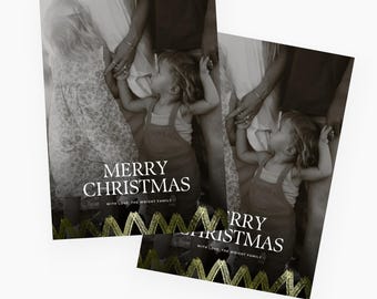 Canva Christmas Card with Photo Template Printable Xmas Card Photo Holiday Card Editable New Years Card Download with Pictures CXMAS093