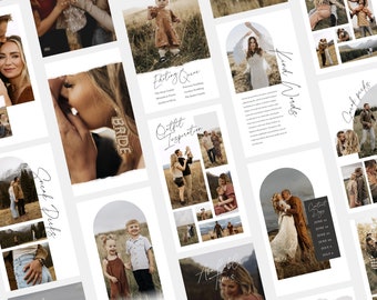 Harlow | Canva Photographer Instagram Stories Bundle Story Template Instagram Template Wedding Photography Story Template PG006