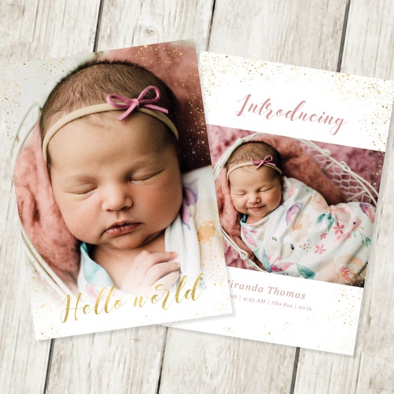 newborn baby birth announcement card baby announcement template new baby card birth announcement baby announcement photoshop template psd new baby annoucement