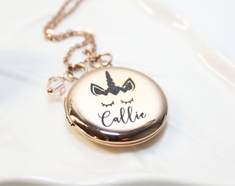 girls birthday gift, girls birthday locket, girls birthday necklace, girls rose gold locket, girls silver locket, girls name necklace, girl