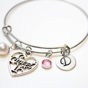 Sweet Sixteen bracelet, sweet sixteen bangle, sweet 16 bangle, sweet sixteen jewelry, initial bracelet, intial bangle, personalized bracelet