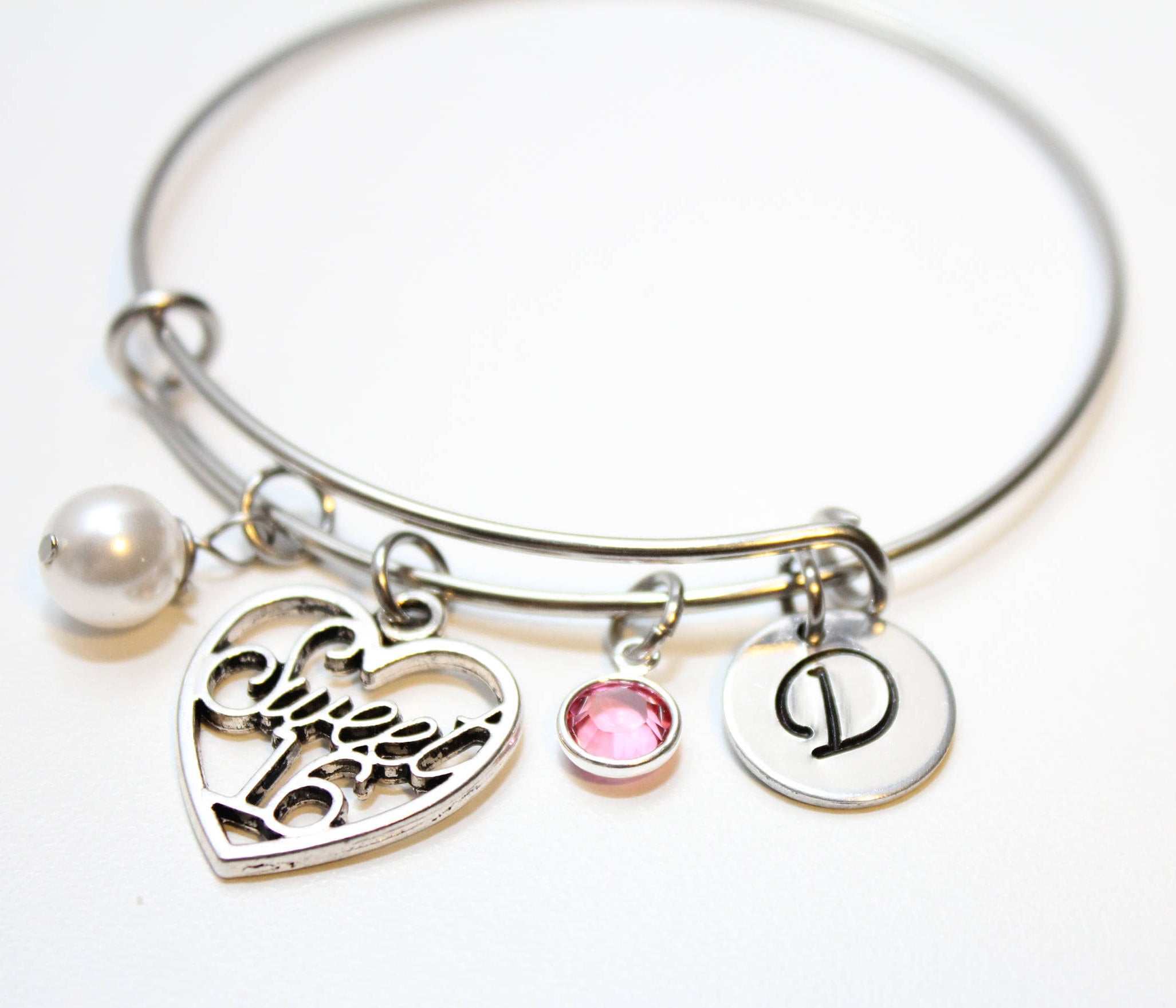 Sweet Sixteen bracelet sweet sixteen bangle sweet 16 bangle Etsy