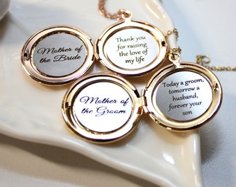 mother of the groom locket necklace, mother of the groom necklace, mother of the groom locket rose gold, mother of the groom locket gold