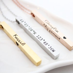 mothers necklace, mothers name necklace, mothers bar necklace, gold mothers necklace, silver mothers necklace, personalized mothers necklace