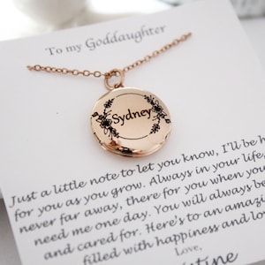 goddaughter locket, goddaughter gift, goddaughter birthday, goddaughter necklace, goddaughter jewelry, gift for goddaughter, goddaughter