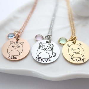 squishmallow necklace, squishmallow name necklace, squishmallow jewelry, squishmallow gift, squishmallow silver necklace, squishmallow