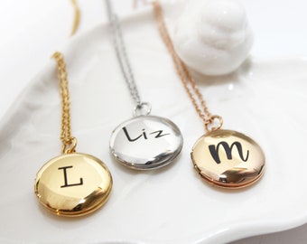 girls personalized jewelry, girls silver necklace, girls locket necklace, girls locket jewelry, girls initial necklace, girls necklace gift