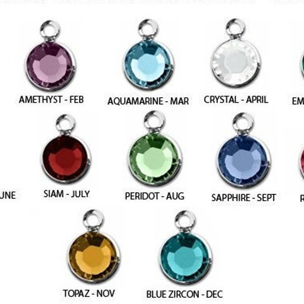 Add on birthstone