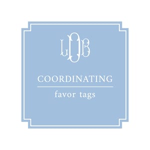COORDINATING: Favor Tags - Made To Order Digital Download