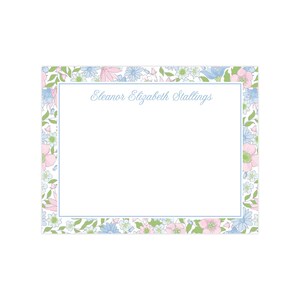 Afdrukbare bloemen notitiekaart, bloemen notitiekaartsjabloon, ditsy bloemen notitiekaartsjabloon, meisjes bloemen notitiekaart | AFDRUKKEN BESCHIKBAAR