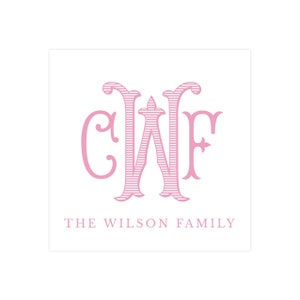 Afdrukbaar monogram cadeaukaartje, dames cadeaukaartje, sjabloon monogram cadeaukaartje, monogram visitekaartje, gepersonaliseerd cadeaukaartje | AFDRUKKEN BESCHIKBAAR