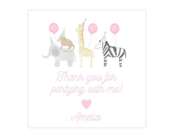 Printable Party Animals Favor Tag, Party Animals Favor Tag, Party Animals Party, Party Animals Favor Tag, Party Animals | PRINTING AVAILABLE