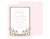 Printable Floral Bridal Luncheon Invitation, Floral Invite, Floral Digital Invitation, Floral Invitation, Spring Invite | PRINTING AVAILABLE
