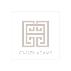 Druckbarer Monogramm Geschenkanhänger, Damen Geschenkanhänger, Monogramm Geschenkanhänger Vorlage, Monogramm Visitenkarte, personalisierter Geschenkanhänger | DRUCK VERFÜGBAR