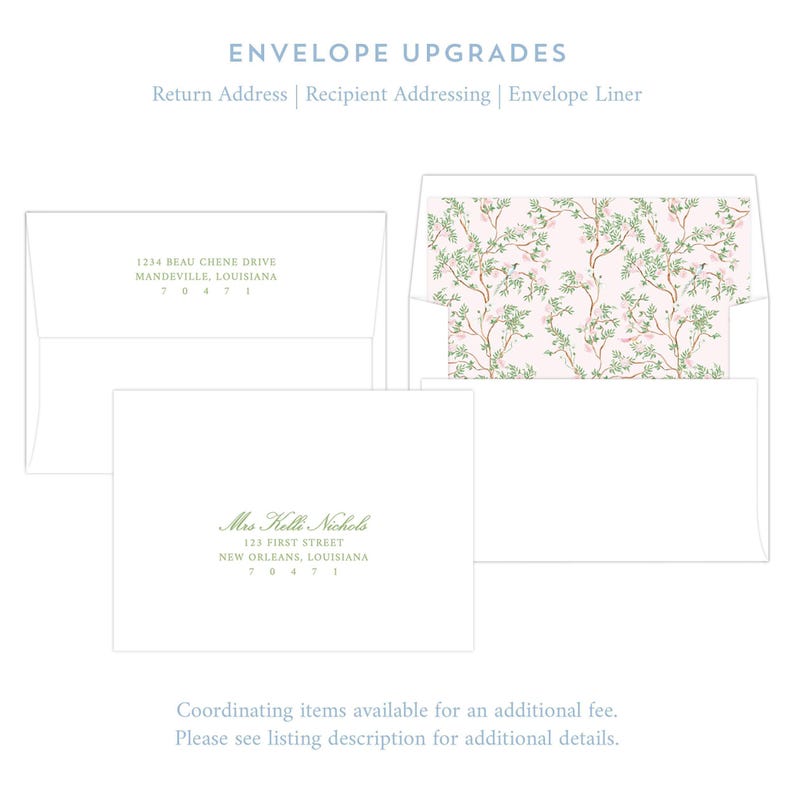 Printable Chinoiserie Bridal Luncheon Invitation, Grandmillennial Invitation, Chinoiserie Invitation Template | PRINTING AVAILABLE image 8