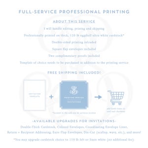 a flyer for a printing company